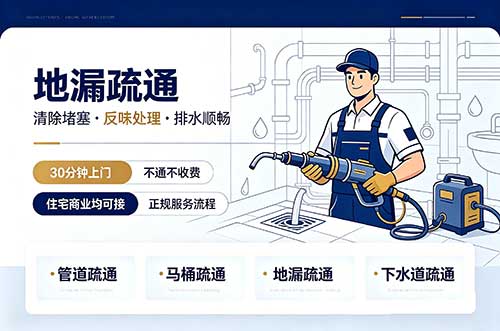 眉山地漏疏通